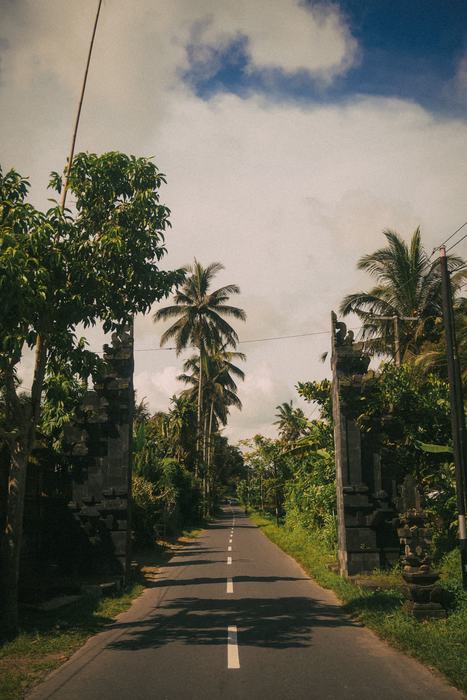 Bali landscape near the Bukit peninsula